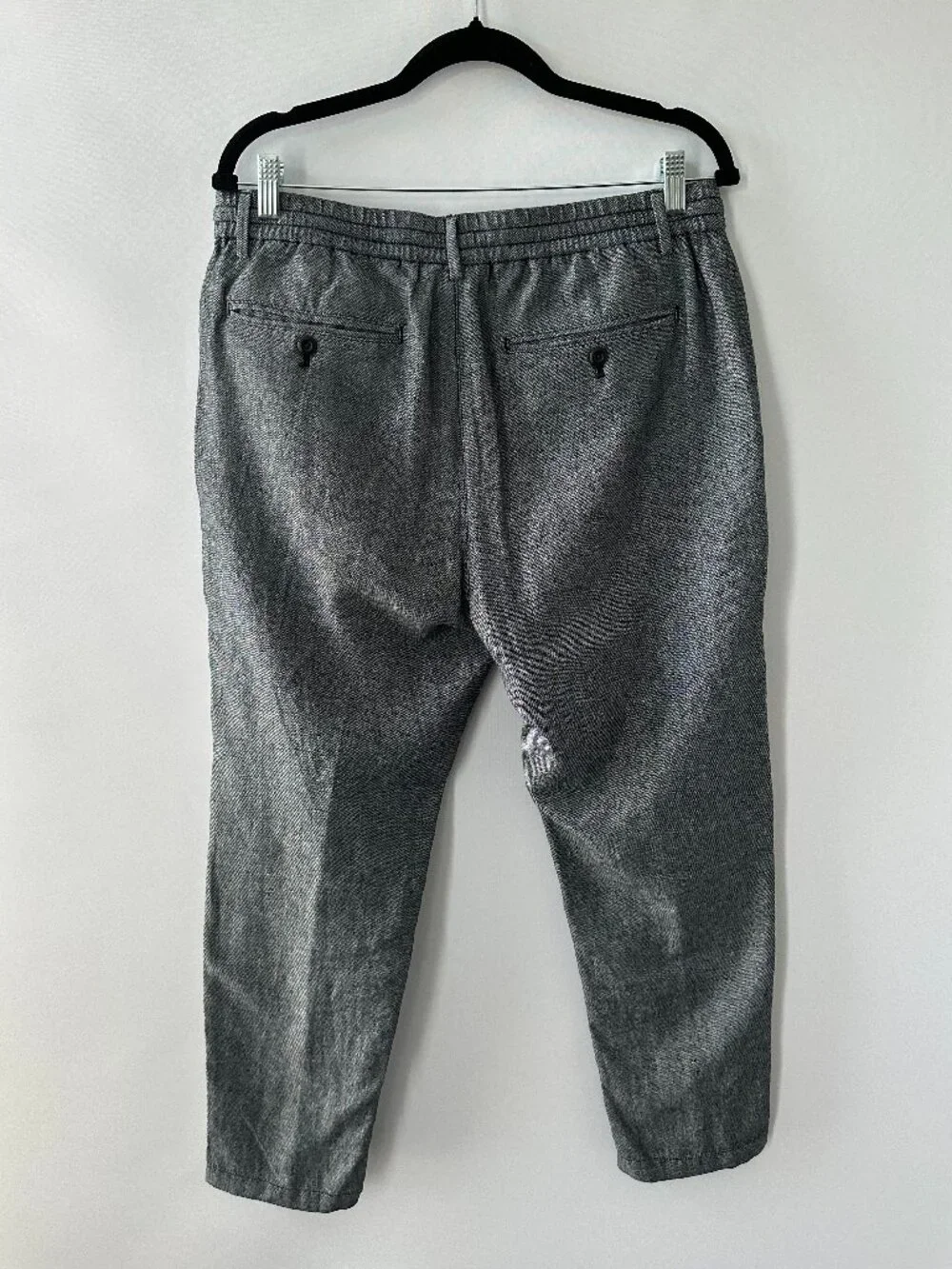 Banana Republic Gray Athletic Linen Blend Men's 32W 30L Pants